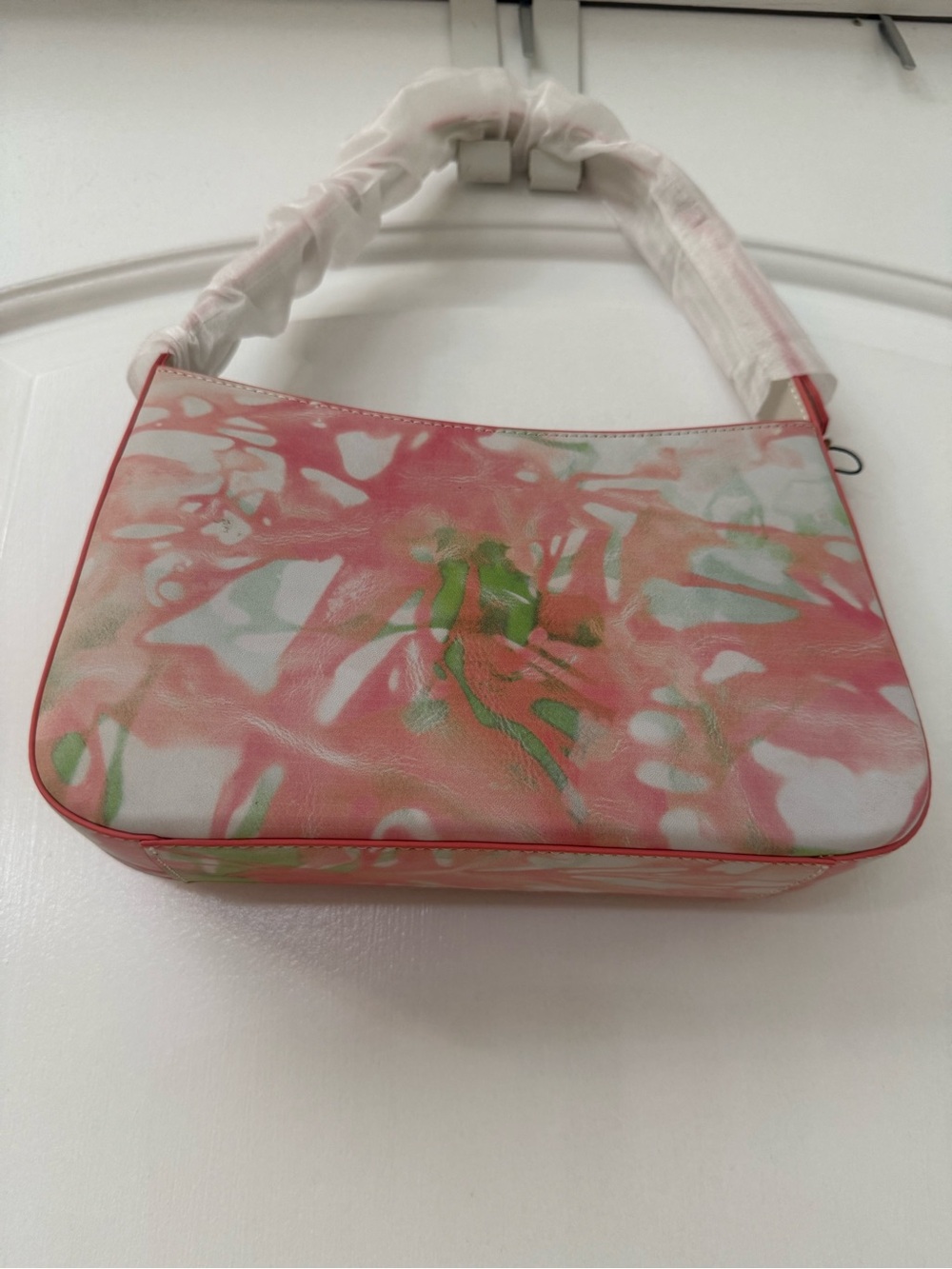 Kurt Geiger London "The Bond" All-Leather Tie-Dye Shoulder Bag. NWT. Full Set. - Picture 9 of 17